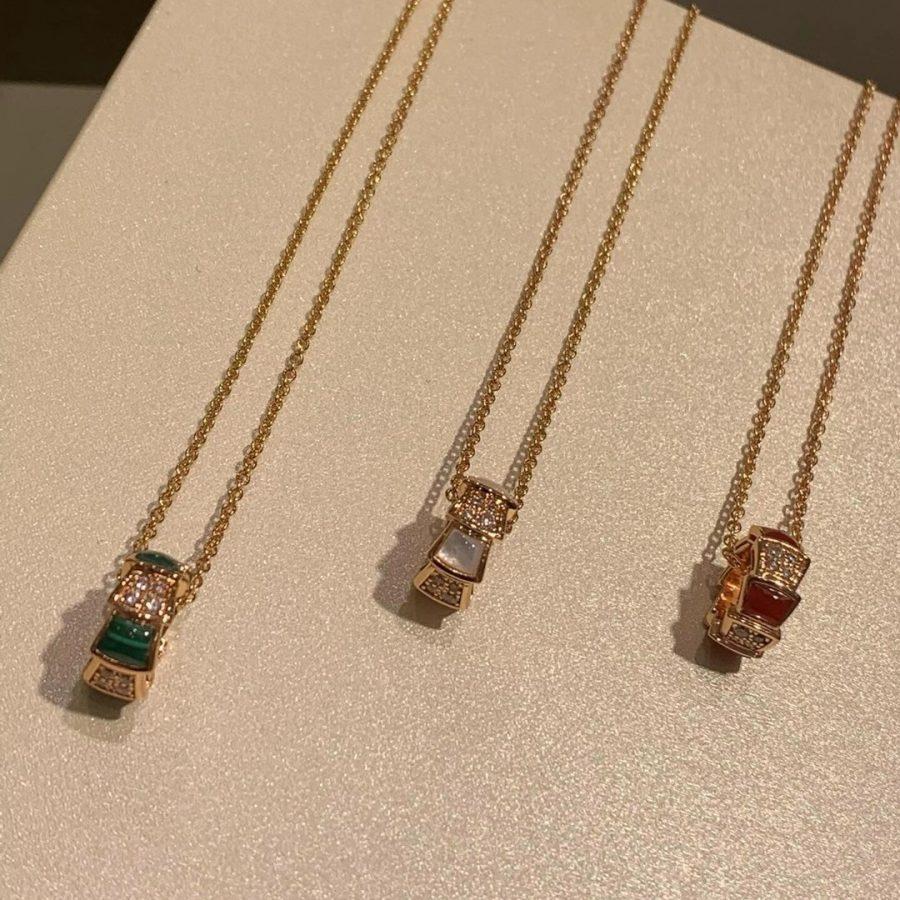 [Together Jewelry]SERPENTI PEDANT DIAMOND NECKLACE