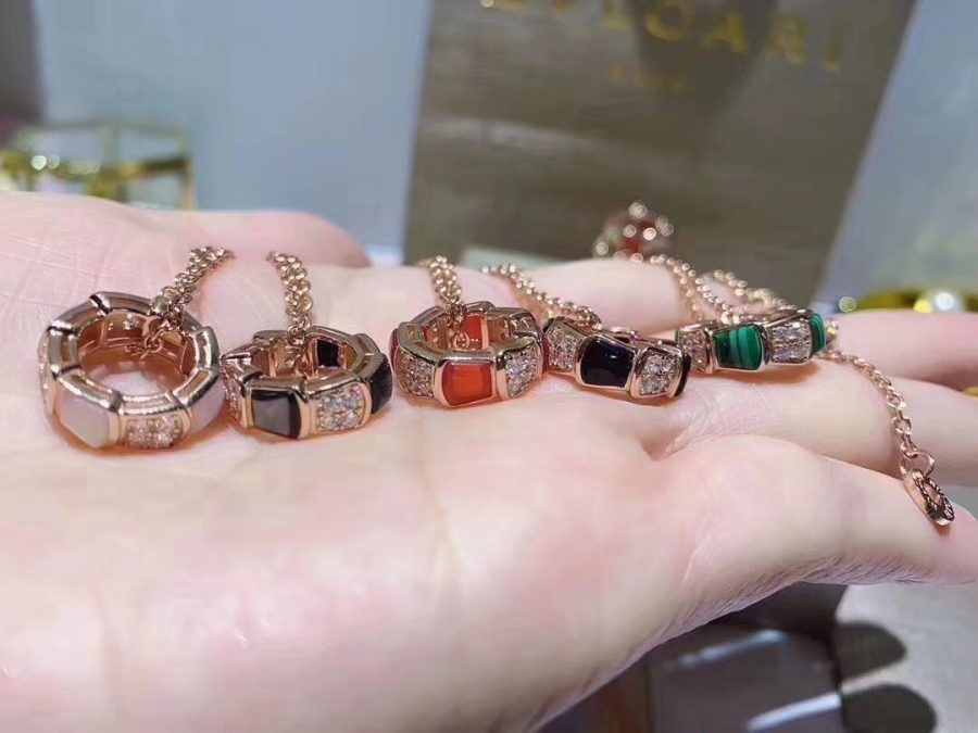 [Together Jewelry]SERPENTI PEDANT DIAMOND NECKLACE