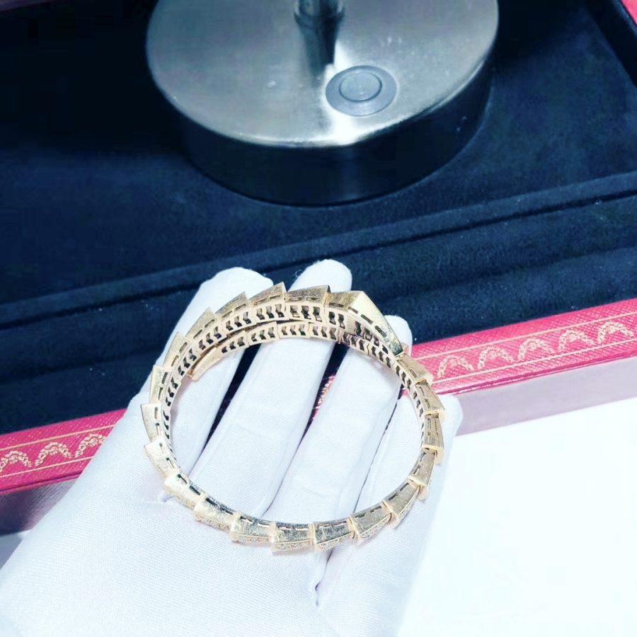 [Together Jewelry]SERPENTI BRACELET 8MM PINK GOLD DIAMOND