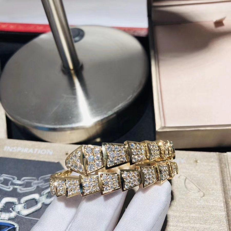 [Together Jewelry]SERPENTI BRACELET 8MM GOLD DIAMOND