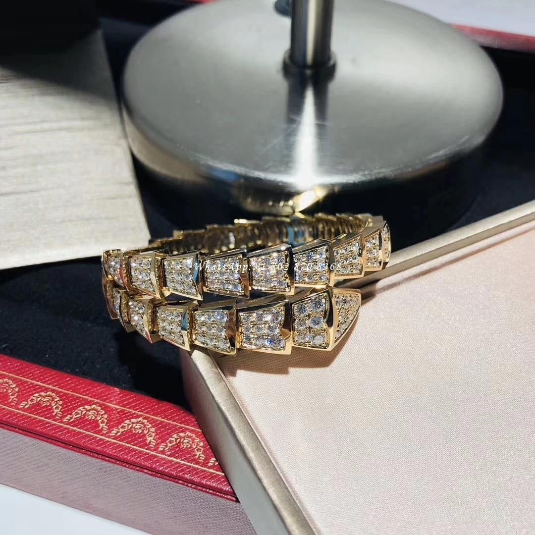[Together Jewelry]SERPENTI BRACELET 8MM GOLD DIAMOND