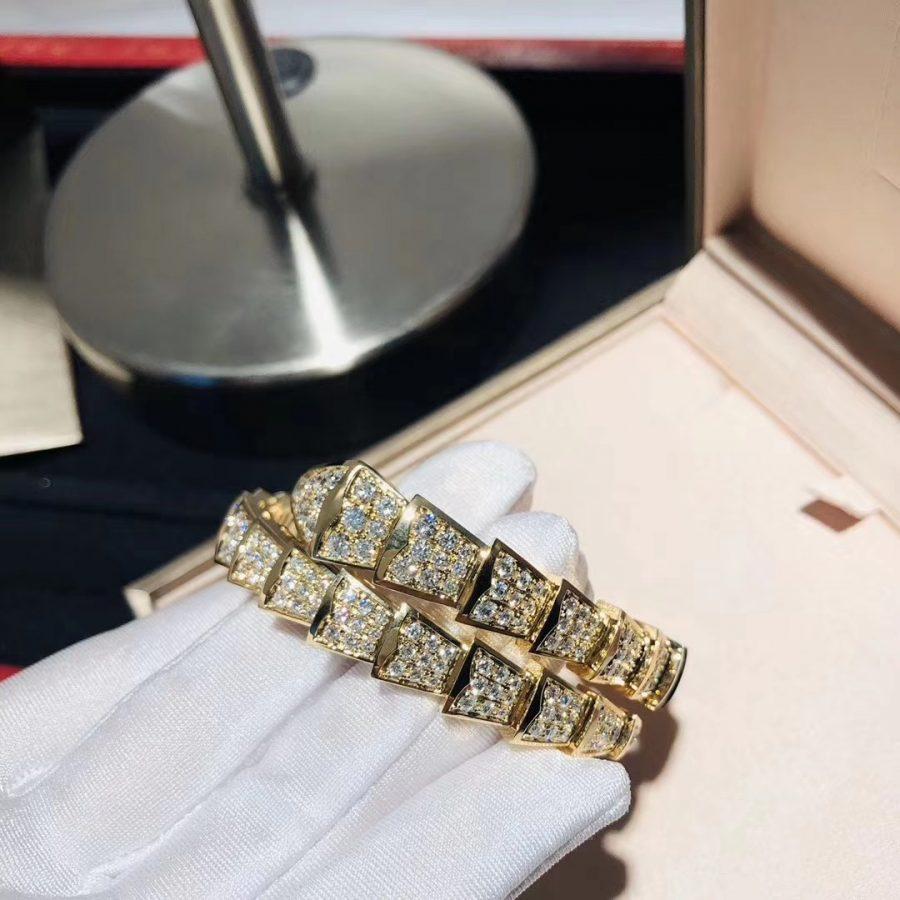 [Together Jewelry]SERPENTI BRACELET 8MM GOLD DIAMOND