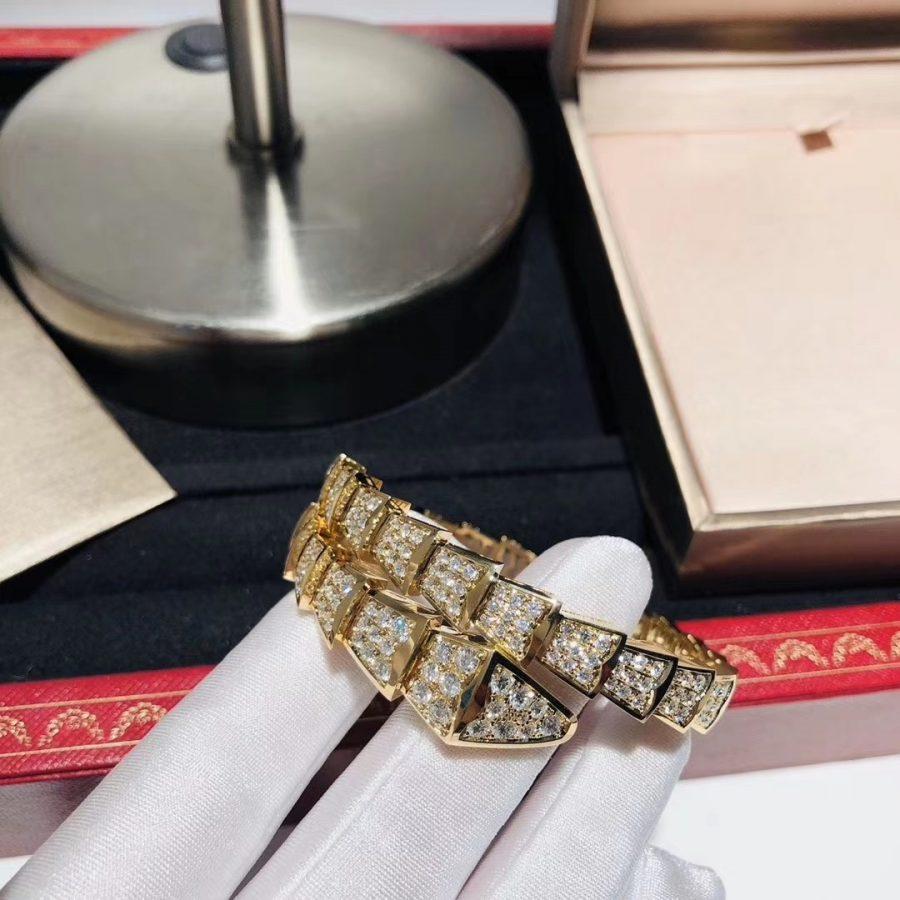 [Together Jewelry]SERPENTI BRACELET 8MM GOLD DIAMOND