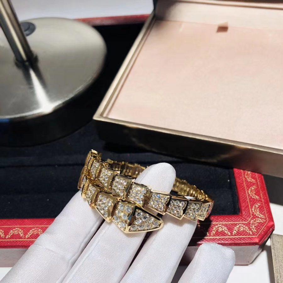 [Together Jewelry]SERPENTI BRACELET 8MM GOLD DIAMOND