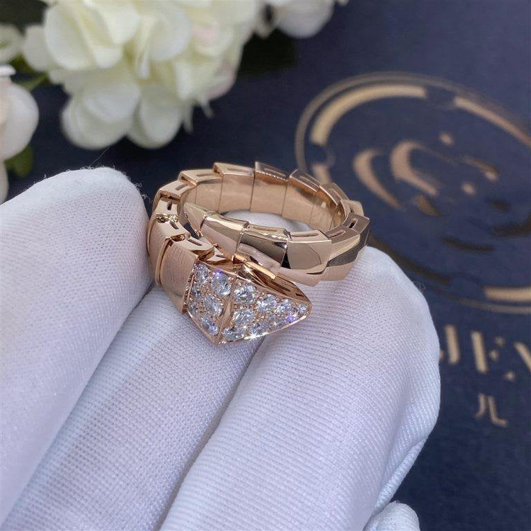 [Together Jewelry]SERPENTI RING PINK GOLD DIAMOND