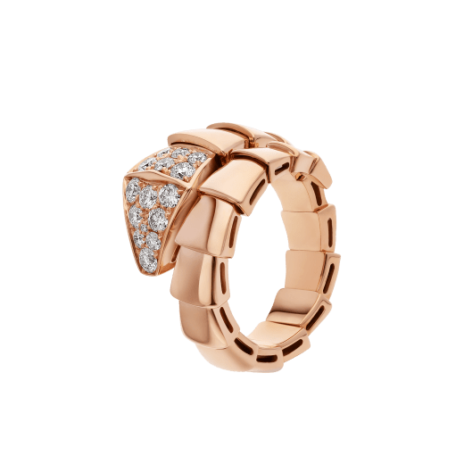 [Together Jewelry]SERPENTI RING PINK GOLD DIAMOND