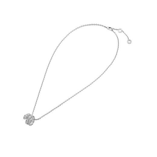 [Together Jewelry]SERPENTI  NECKLACE DOUBLE RING DIAMOND