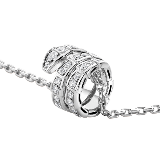 [Together Jewelry]SERPENTI  NECKLACE DOUBLE RING DIAMOND