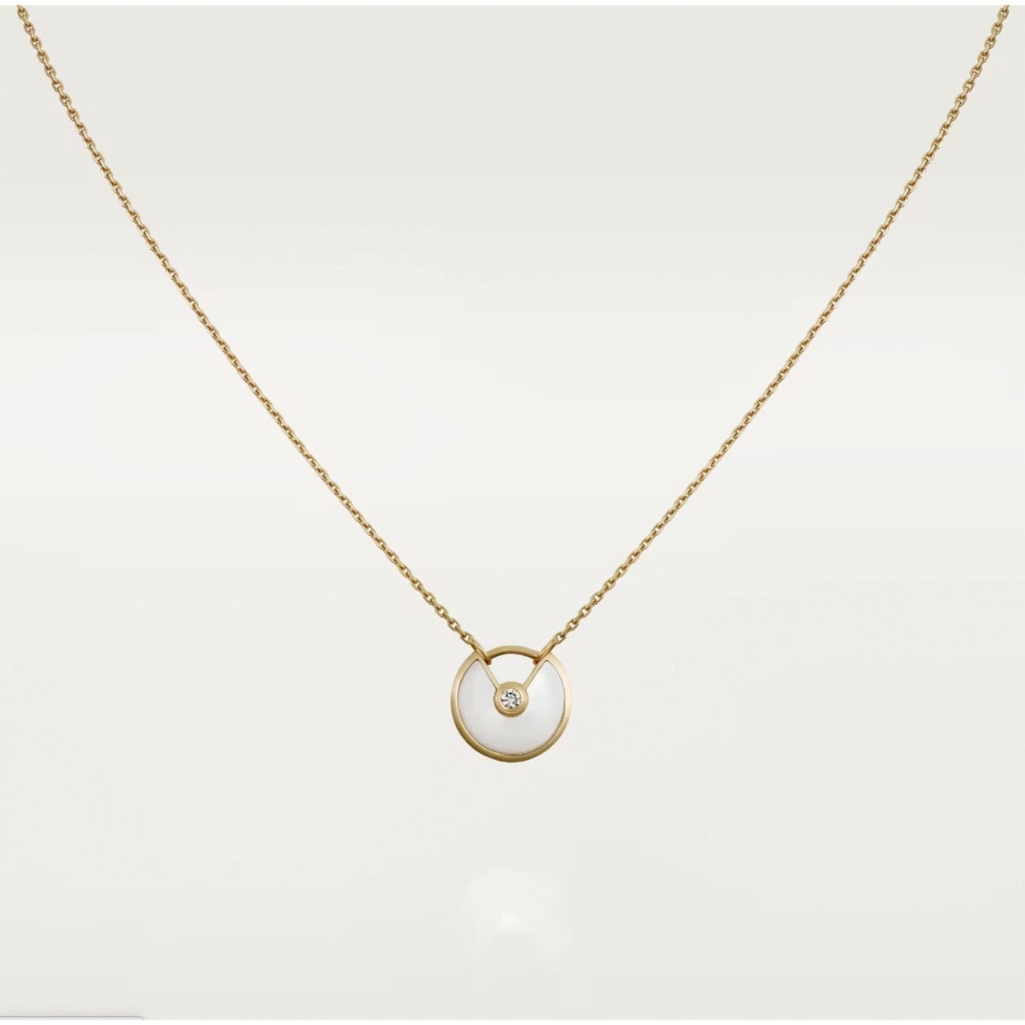 [Together Jewelry]AMULETTE ROSE GOLD MOP NECKLACE