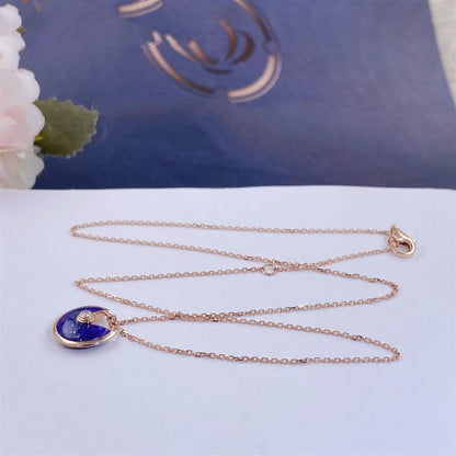 [Together Jewelry]AMULETTE ROSE GOLD AGATE NECKLACE