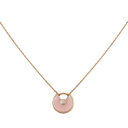 [Together Jewelry]AMULETTE ROSE GOLD PINK MOP NECKLACE