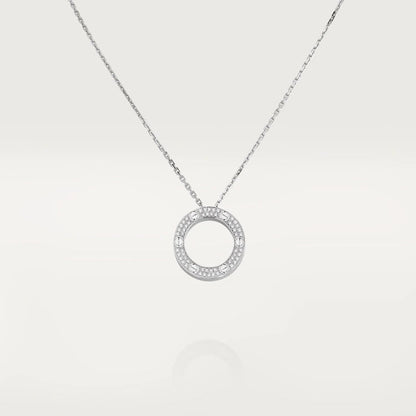 [Together Jewelry]LOVE NECKLACE ADJUSTABLE SILVER