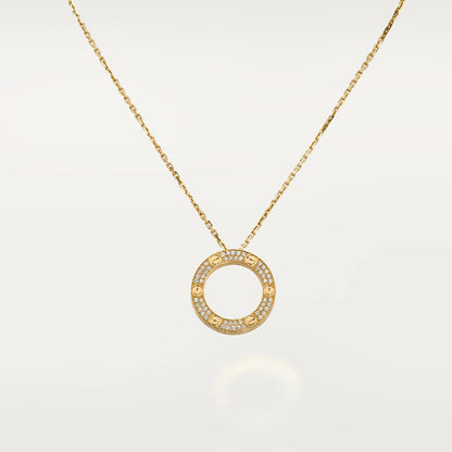 [Together Jewelry]LOVE NECKLACE ADJUSTABLE ROSE GOLD