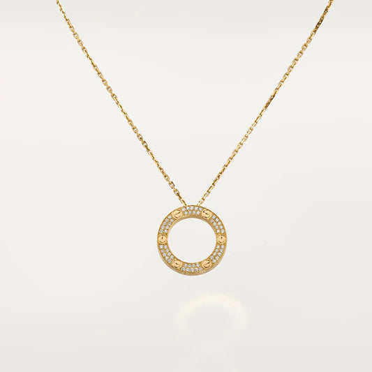 [Together Jewelry]LOVE NECKLACE ADJUSTABLE ROSE GOLD