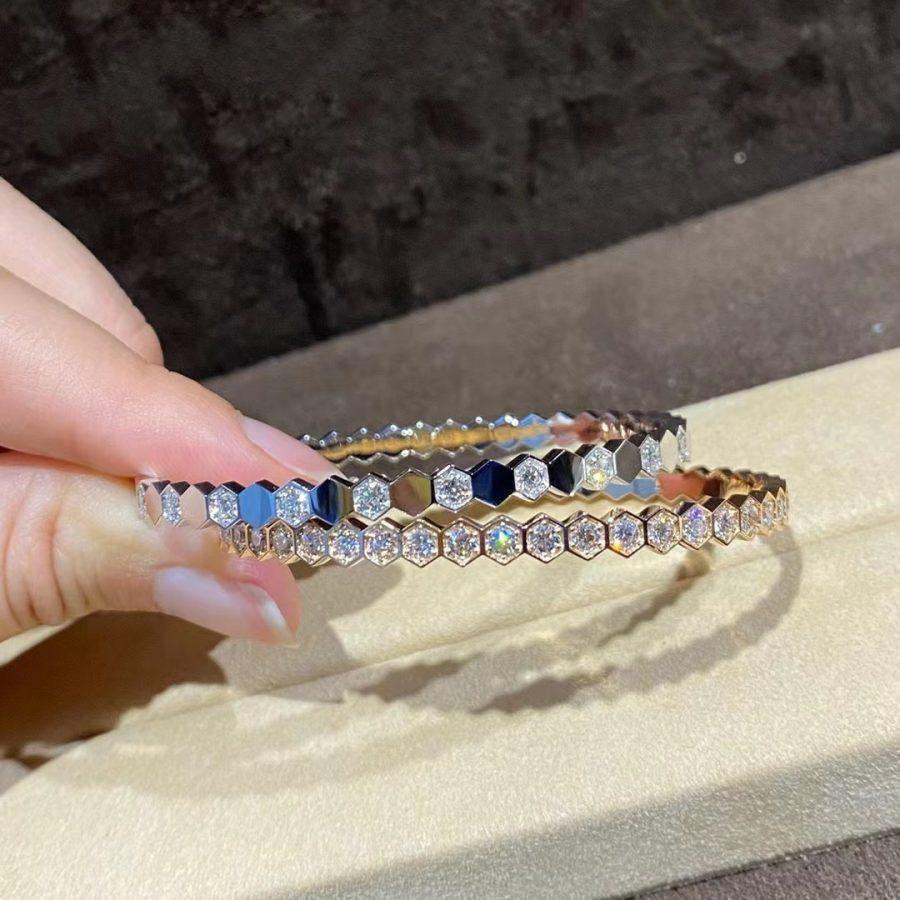 [Together Jewelry]BEE LOVE GOLD BRACELET FULL DIAMOND