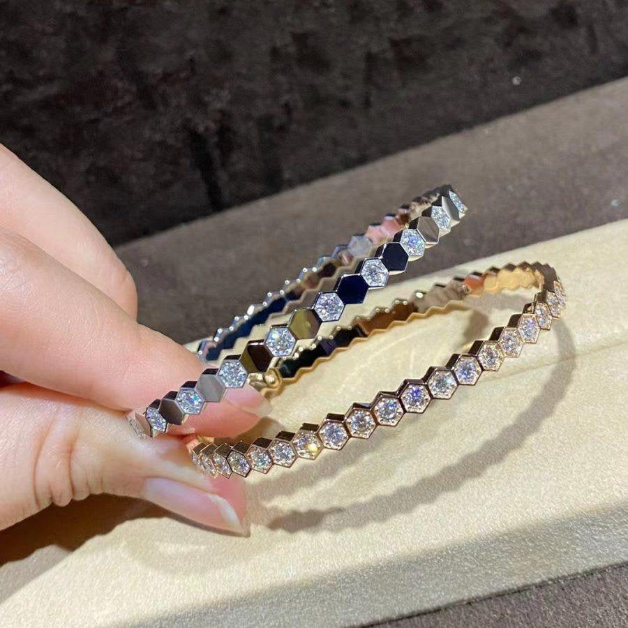 [Together Jewelry]BEE LOVE GOLD BRACELET FULL DIAMOND