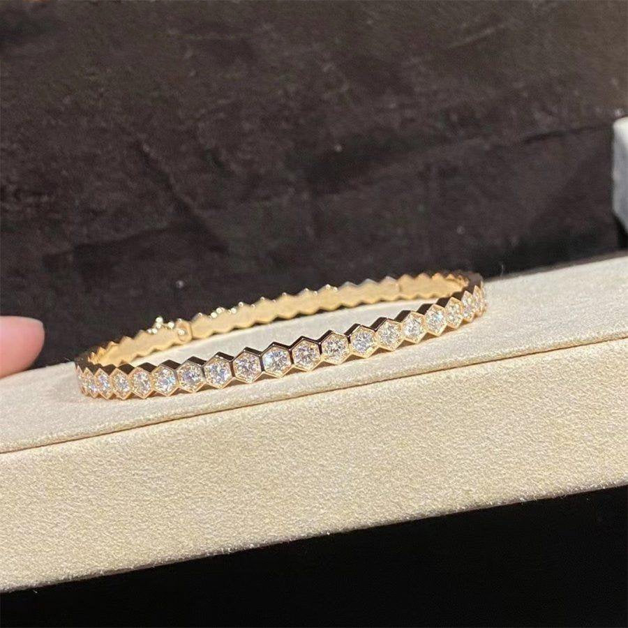 [Together Jewelry]BEE LOVE GOLD BRACELET FULL DIAMOND