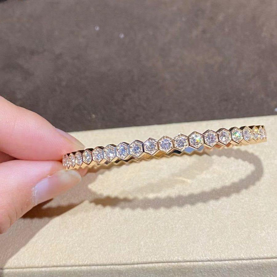 [Together Jewelry]BEE LOVE GOLD BRACELET FULL DIAMOND