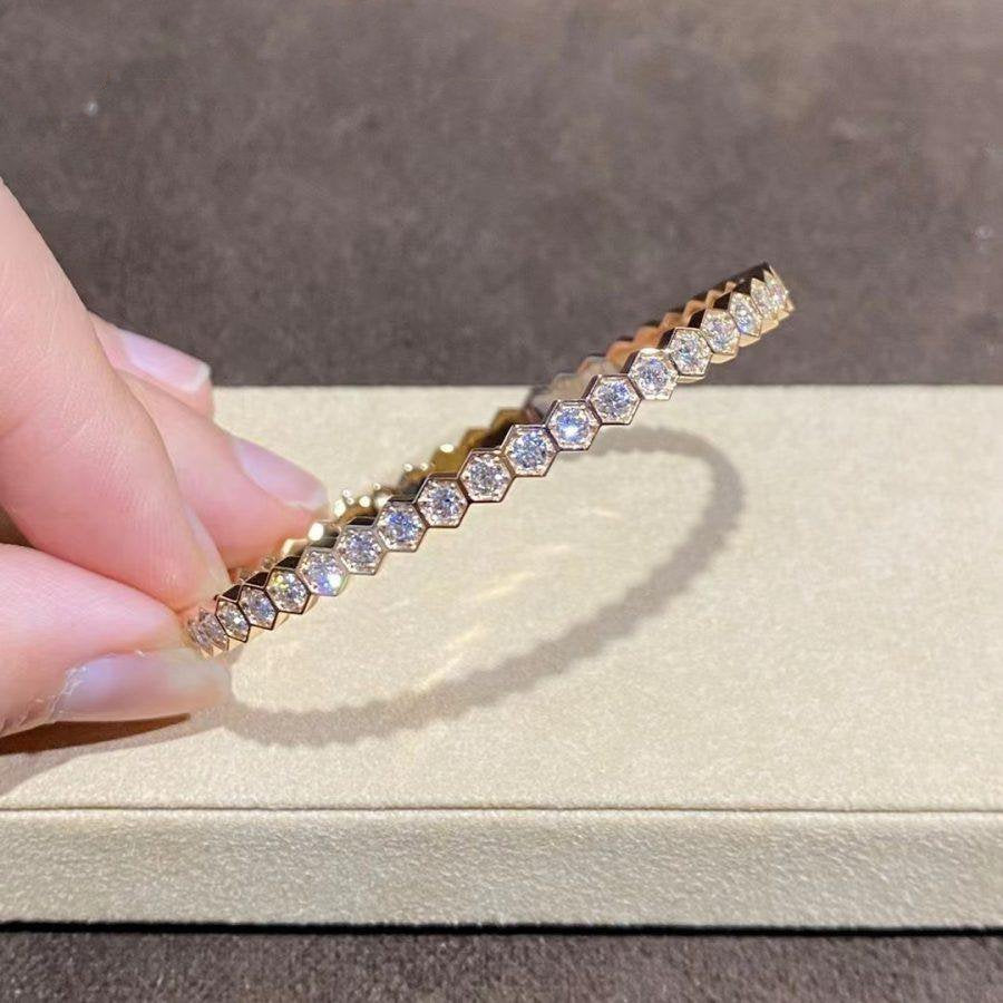 [Together Jewelry]BEE LOVE GOLD BRACELET FULL DIAMOND