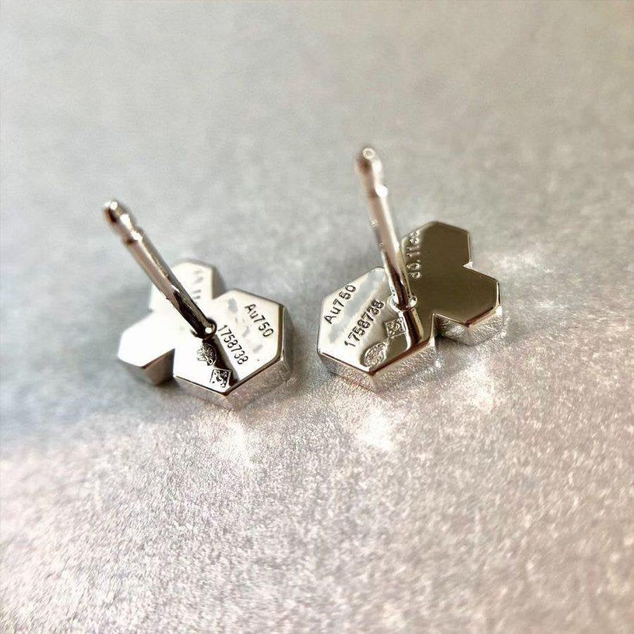 [Together Jewelry]BEE LOVE SILVER DIAMOND EARRINGS