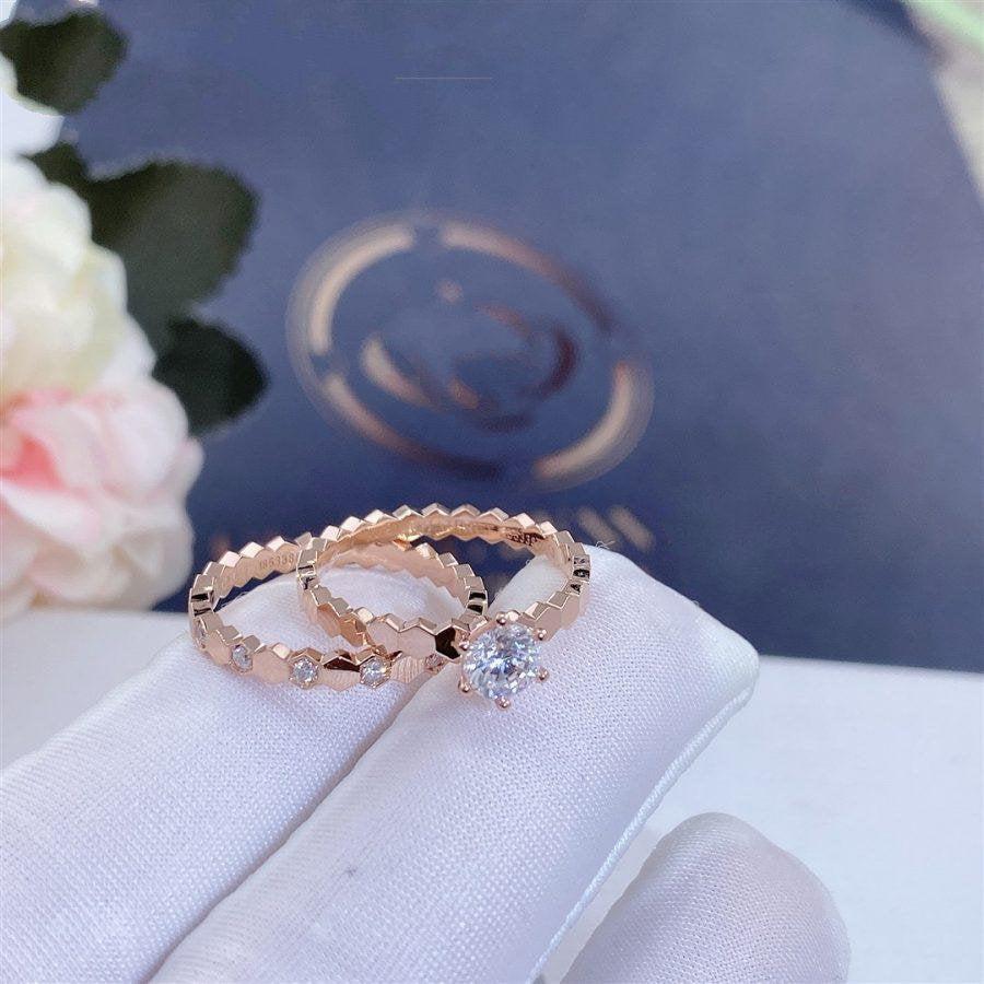 [Together Jewelry]BEE LOVE RING PINK GOLD 1 DIAMOND