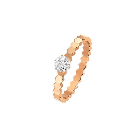 [Together Jewelry]BEE LOVE RING PINK GOLD 1 DIAMOND