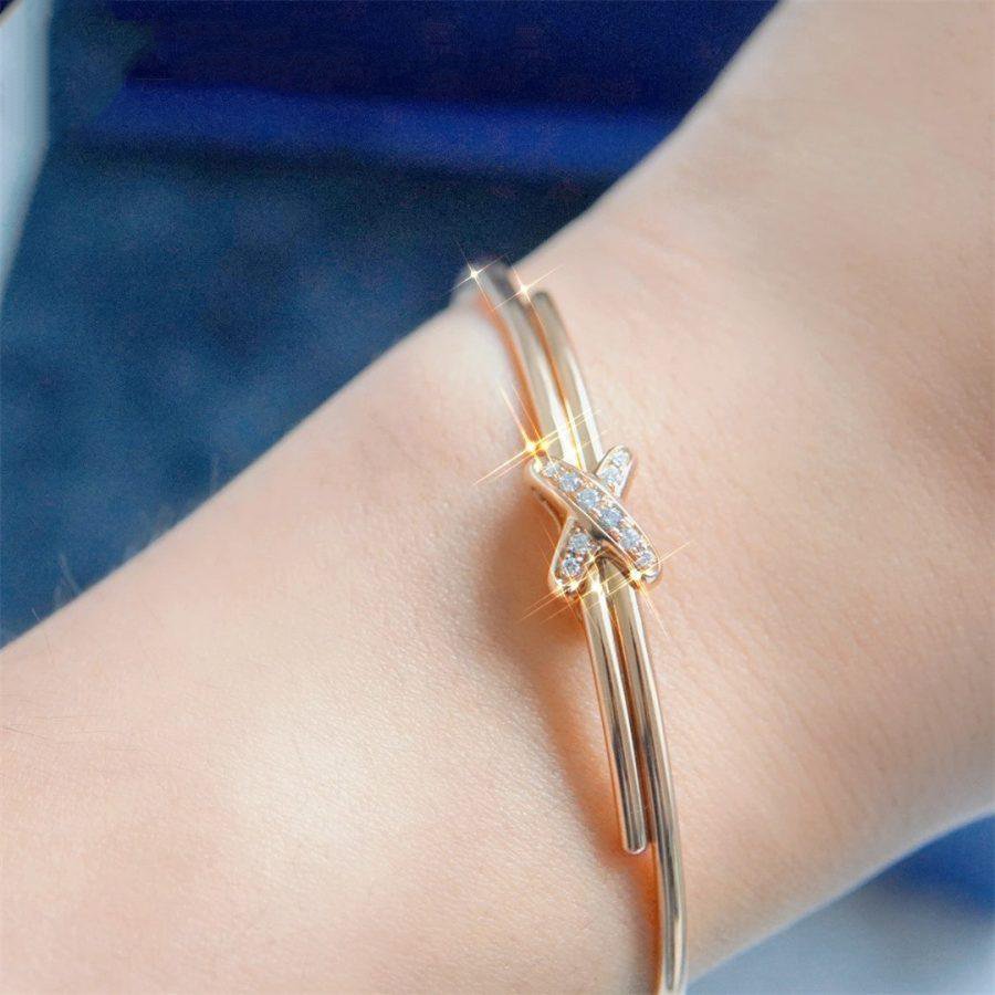 [Together Jewelry]JEUX DE BRACELET PINK GOLD DIAMONDS