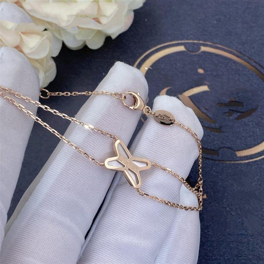 [Together Jewelry]JEUX BRACELET WHITE MOP PINK GOLD 1 DIAMOND