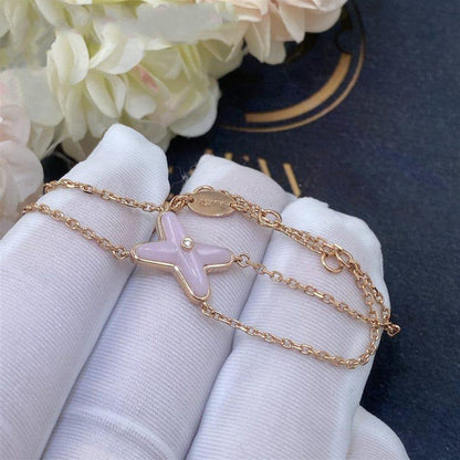 [Together Jewelry]JEUX BRACELET PINK MOP PINK GOLD 1 DIAMOND