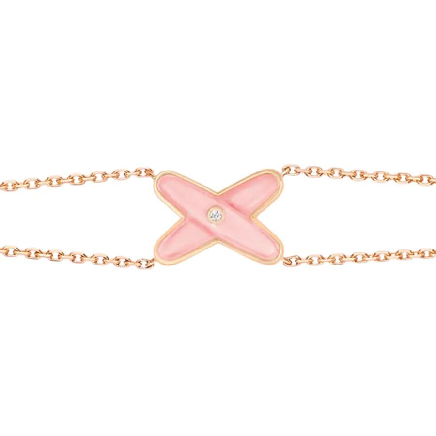 [Together Jewelry]JEUX BRACELET PINK MOP PINK GOLD 1 DIAMOND