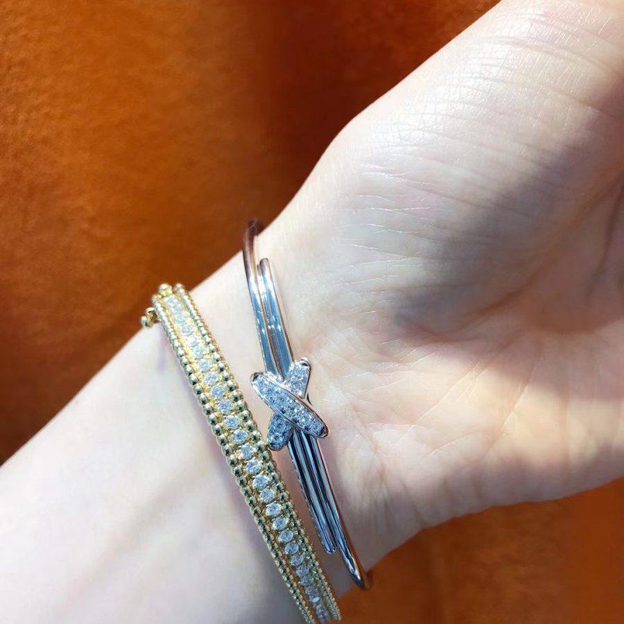 [Together Jewelry]JEUX DE BRACELET SILVER DIAMONDS