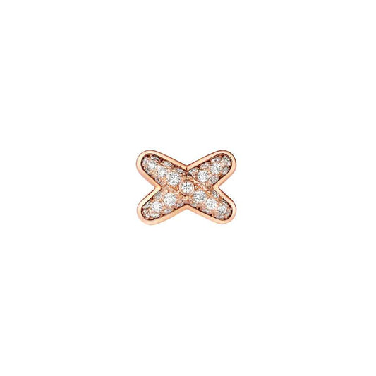 [Together Jewelry]JEUX DE PINK GOLD DIAMOND EARRINGS