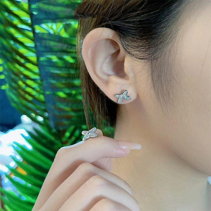 [Together Jewelry]JEUX DE SILVER DIAMOND EARRINGS
