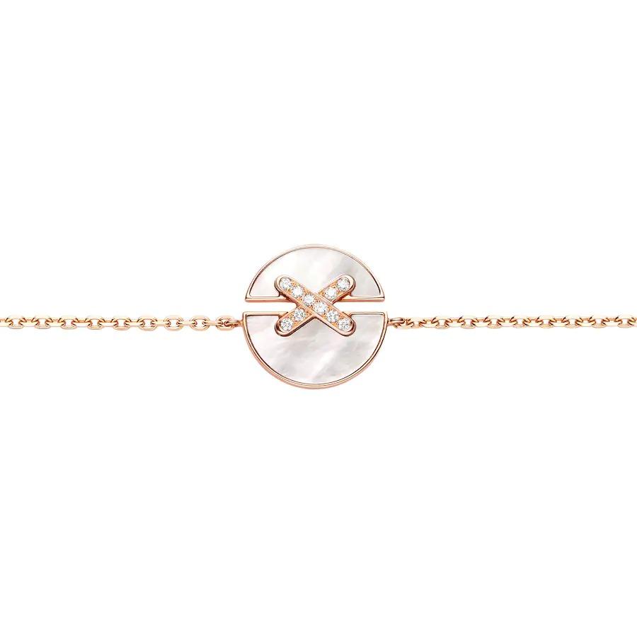 [Together Jewelry]JEUX DE BRACELET MOP PINK GOLD DIAMONDS
