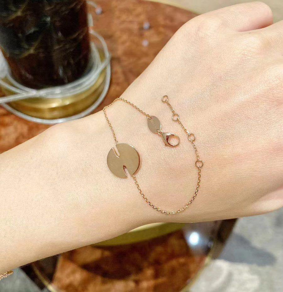 [Together Jewelry]JEUX DE BRACELET MOP PINK GOLD DIAMONDS