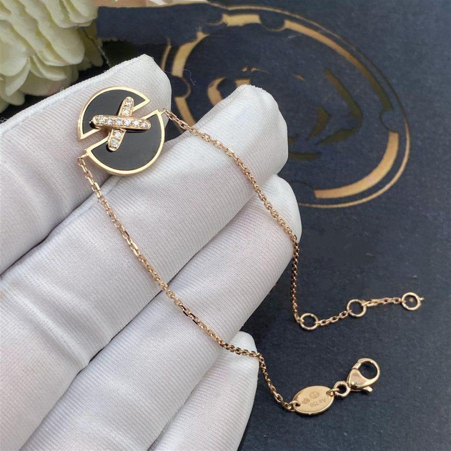 [Together Jewelry]JEUX DE BRACELET ONYX PINK GOLD DIAMOND