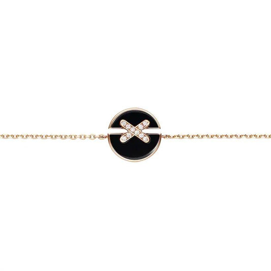 [Together Jewelry]JEUX DE BRACELET ONYX PINK GOLD DIAMOND
