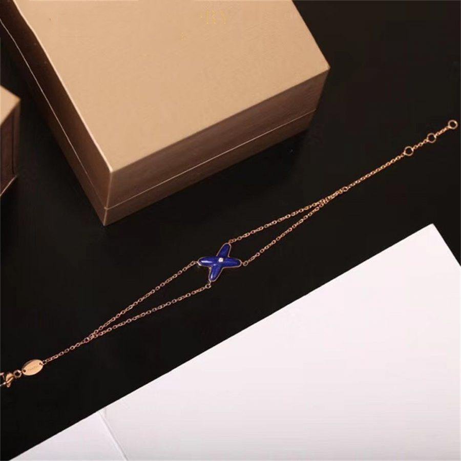 [Together Jewelry]Hollow Design Four-Leaf Clover Flower Shape Ring