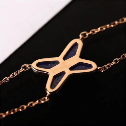 [Together Jewelry]Hollow Design Four-Leaf Clover Flower Shape Ring