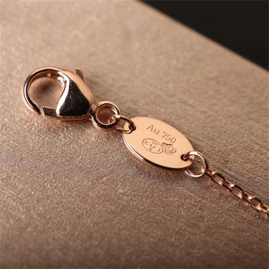 [Together Jewelry]Hollow Design Four-Leaf Clover Flower Shape Ring