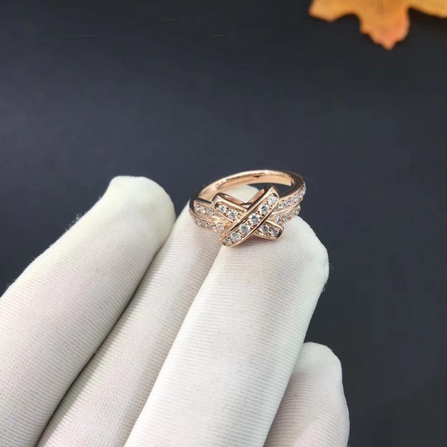 [Together Jewelry]JEUX DE RING PINK GOLD DIAMOND