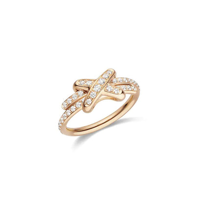 [Together Jewelry]JEUX DE RING PINK GOLD DIAMOND