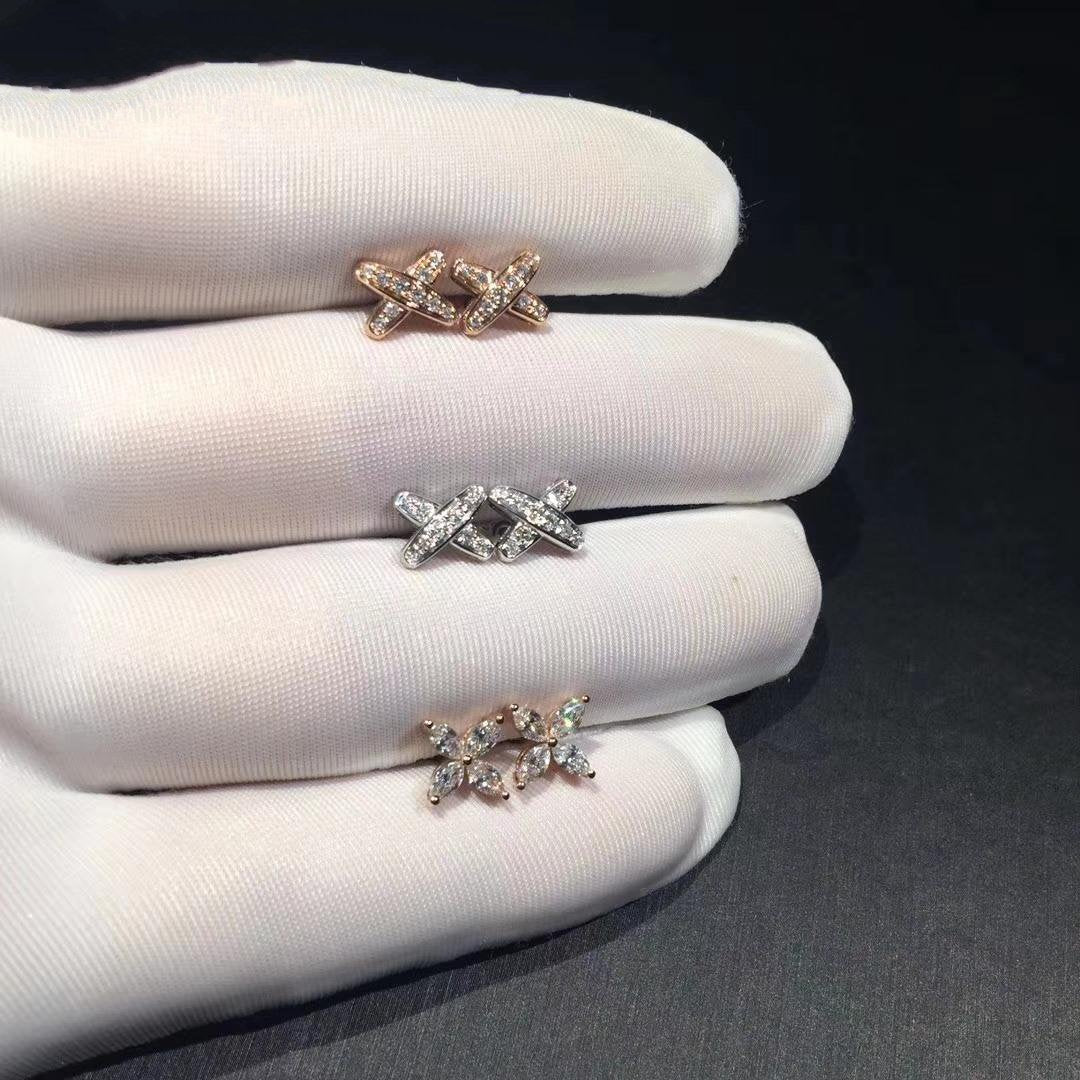 [Together Jewelry]JEUX DE DIAMOND EARRINGS