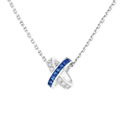 [Together Jewelry]LIENS DIAMOND SILVER NECKLACE