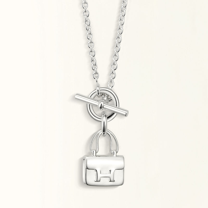 [Together Jewelry]POP H PEDANT SILVER NECKLACE