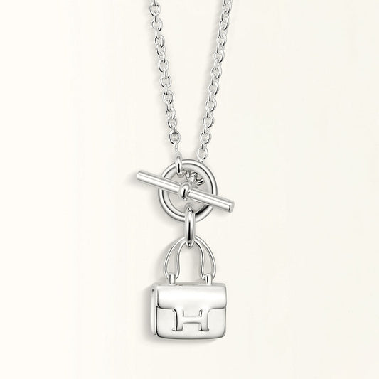 [Together Jewelry]POP H PEDANT SILVER NECKLACE