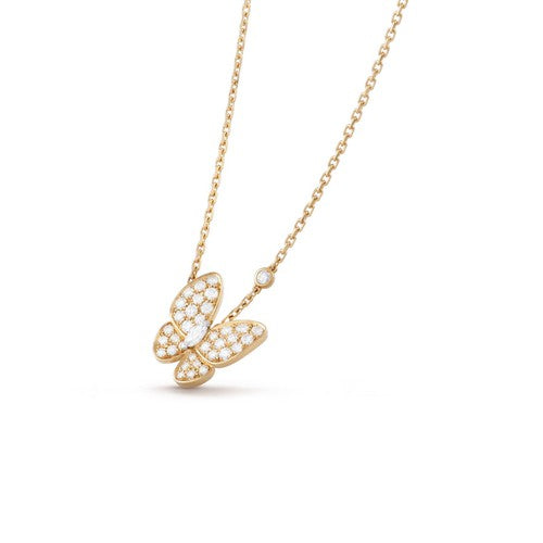 [Together]BUTTERFLY DIAMOND NECKLACE