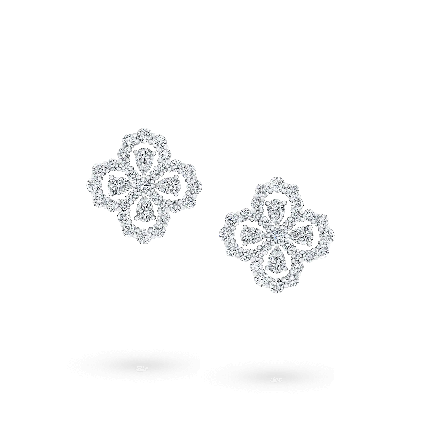 [Together Jewelry]LOOP EARRINGS FULL MOTIF DIAMOND 16MM