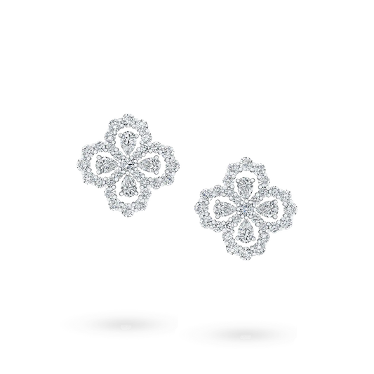 [Together Jewelry]LOOP EARRINGS FULL MOTIF DIAMOND 16MM