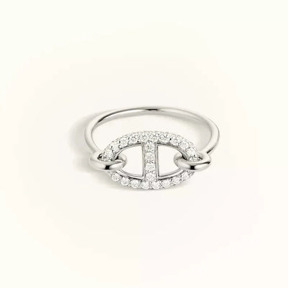 [Together Jewelry]RONDE SMALL SILVER DIAMOND RING